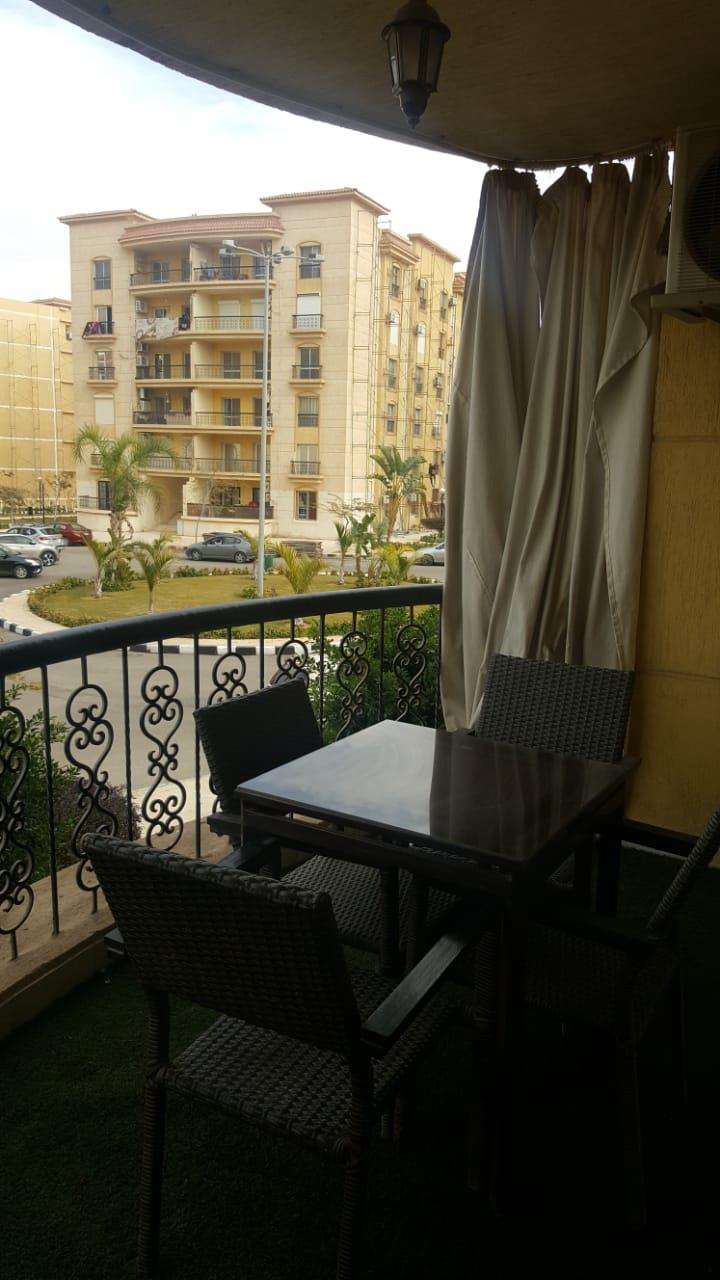شقة فى مدينة الرحاب  131 م2 بحري وشرقي للايجار مفروش كود 18357