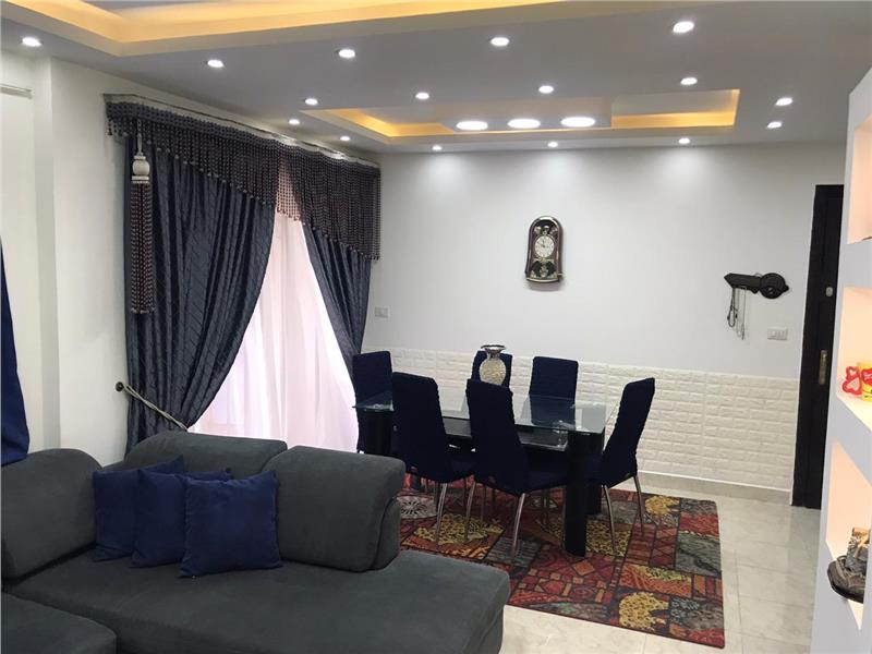 شقة فى مدينتى  64 م2 بحري وغربي للايجار مفروش كود 43132
