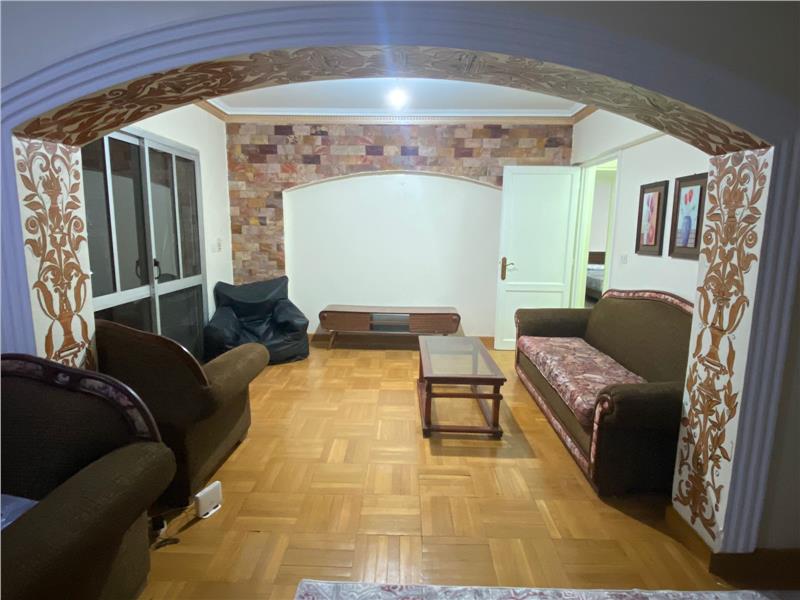 شقة فى مدينة الرحاب  131 م2 بحري وشرقي للايجار مفروش كود 47274