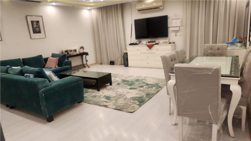 شقة فى مدينة الرحاب  139 م2 قبلى للايجار مفروش كود 49331