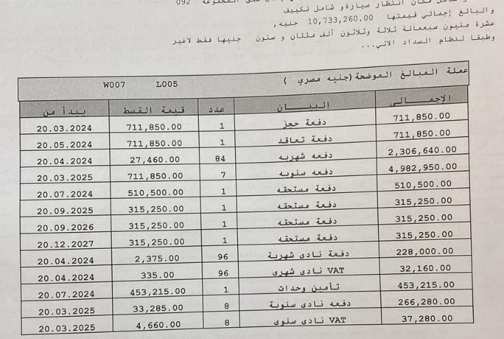 شقة فى مدينتى  100 م2 شرقي وقبلي للبيع تقسيط كود 51264