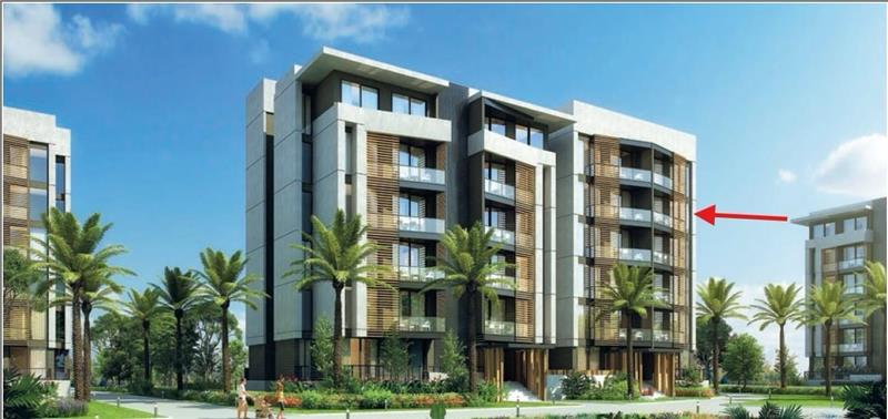 شقة فى مدينتى  83 م2 بحرى للبيع تقسيط كود 51479