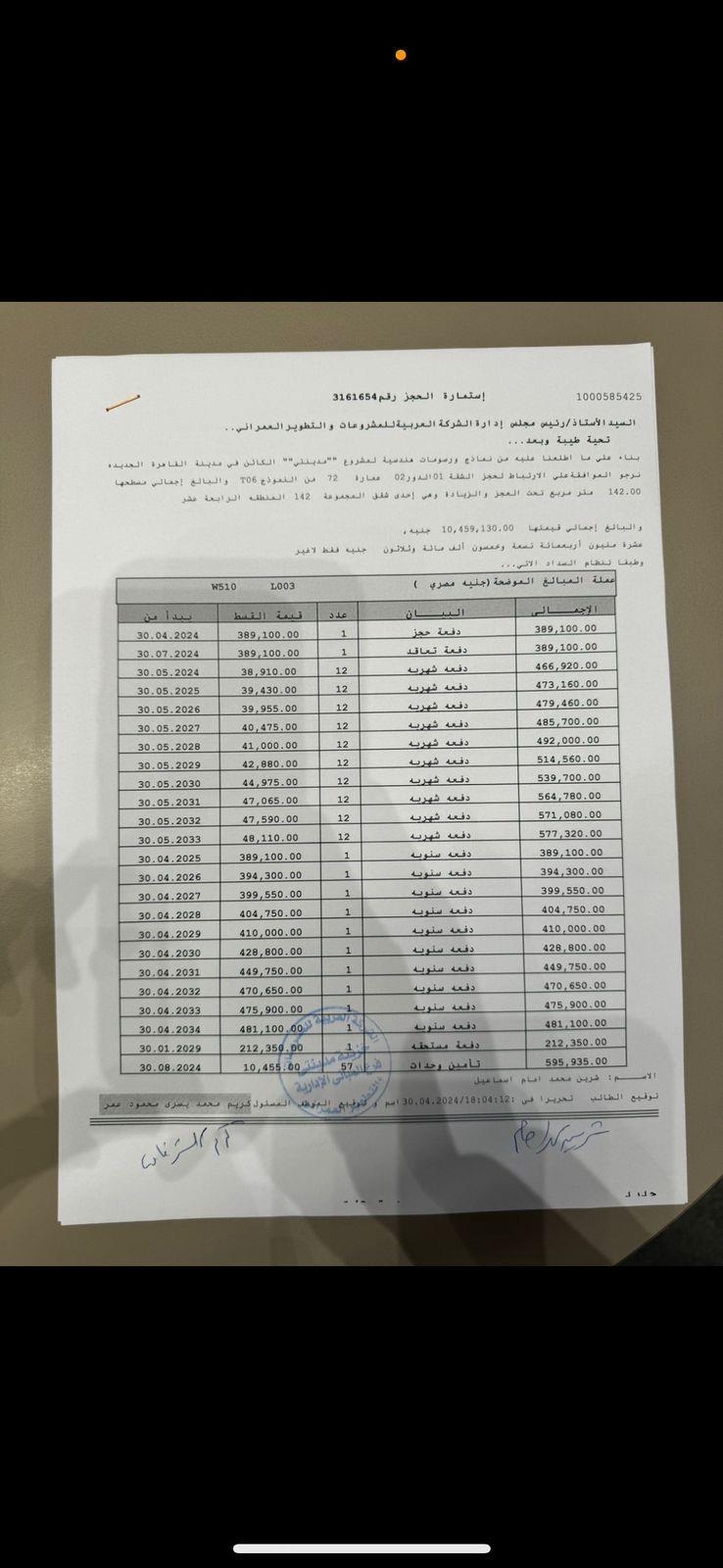 شقة فى مدينتى  142 م2 غربي وقبلي للبيع تقسيط كود 53267