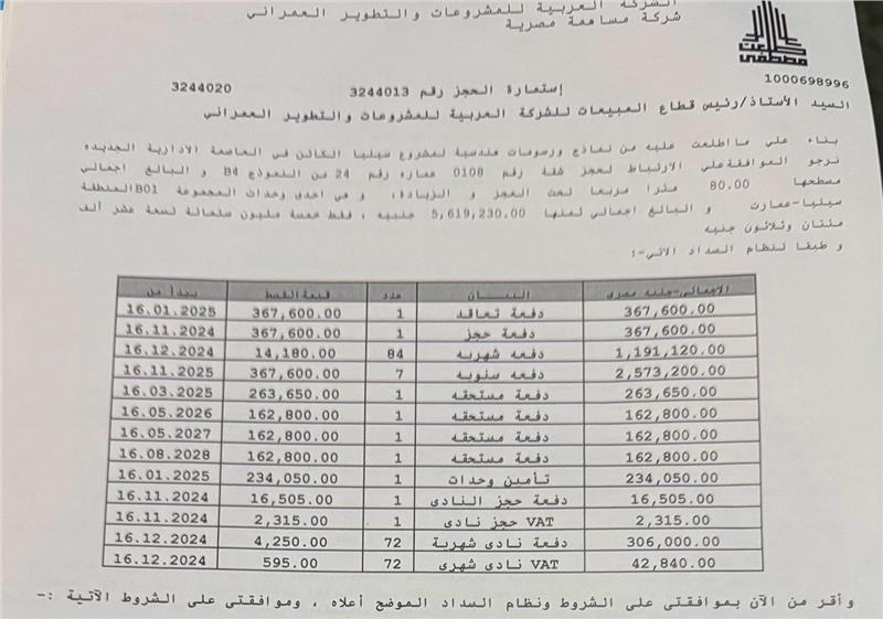 شقة فى العاصمة الادارية الجديدة 80 م2 بحرى للبيع تقسيط كود 53603