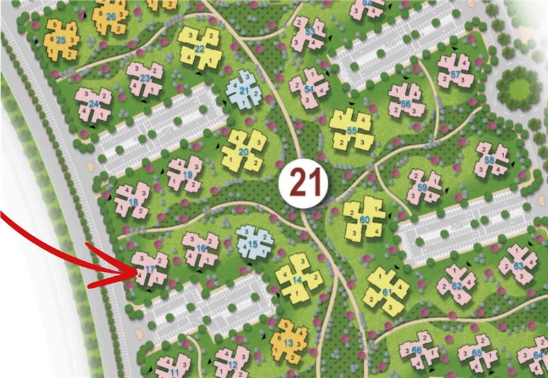 شقة فى مشروع نور - حدائق العاصمة الادارية 121 م2 غربي وقبلي للبيع تقسيط كود 53980