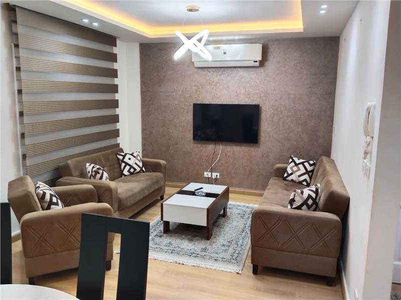 شقة فى مدينتى  56 م2 بحرى للايجار مفروش كود 54226