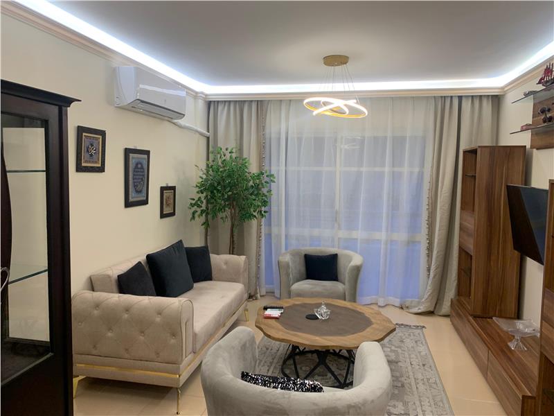 شقة فى مدينتى  103 م2 بحرى للايجار مفروش كود 54408