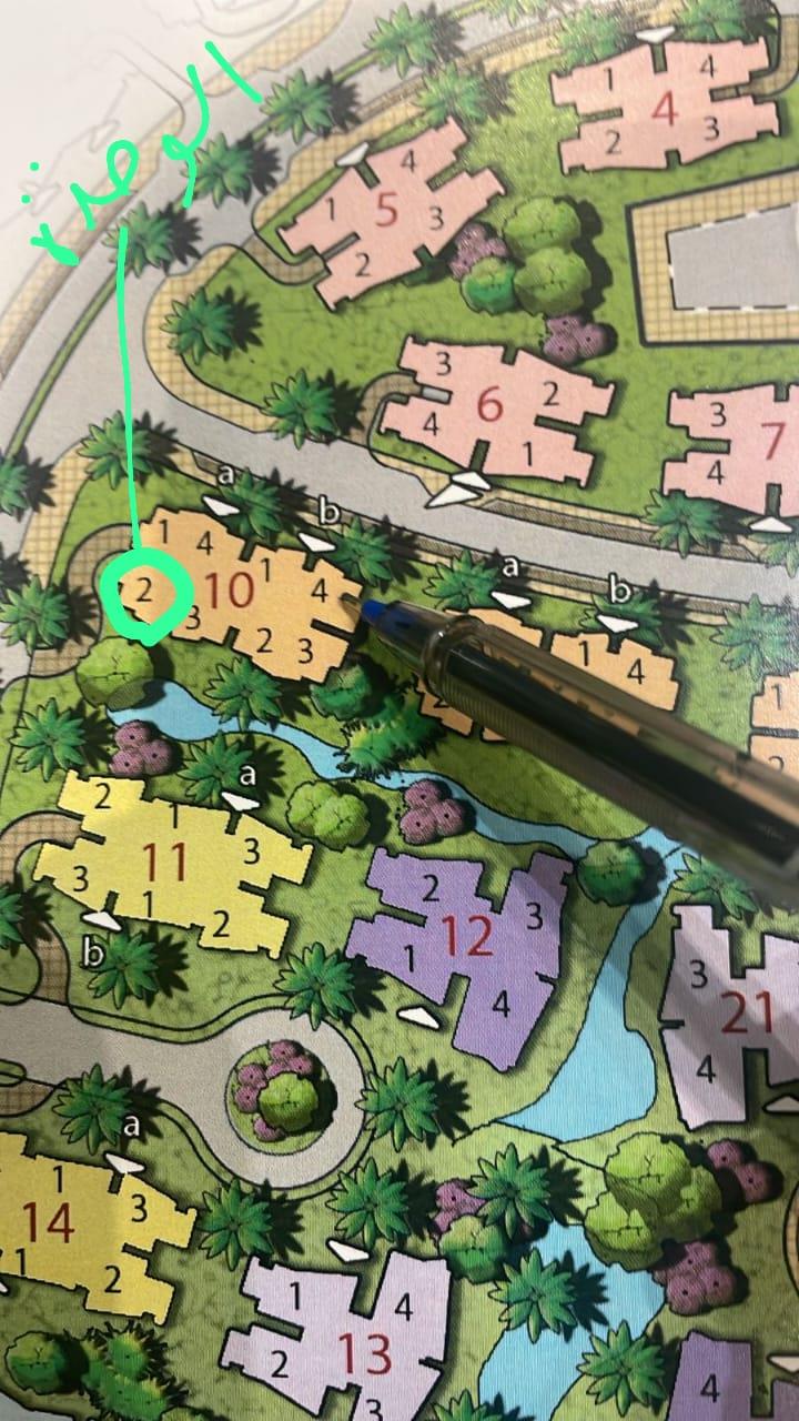 شقة فى مدينتى  84 م2 غربي وقبلي للبيع تقسيط كود 55142